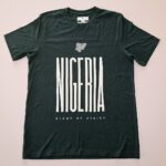 Giant of Africa (Nigeria Map Version) Crew Neck T-shirt Emerald