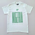Giant of Africa (Nigeria Map Version) Crew Neck T-shirt White
