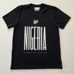 Giant of Africa (Nigeria Map Version) Crew Neck T-shirt Black